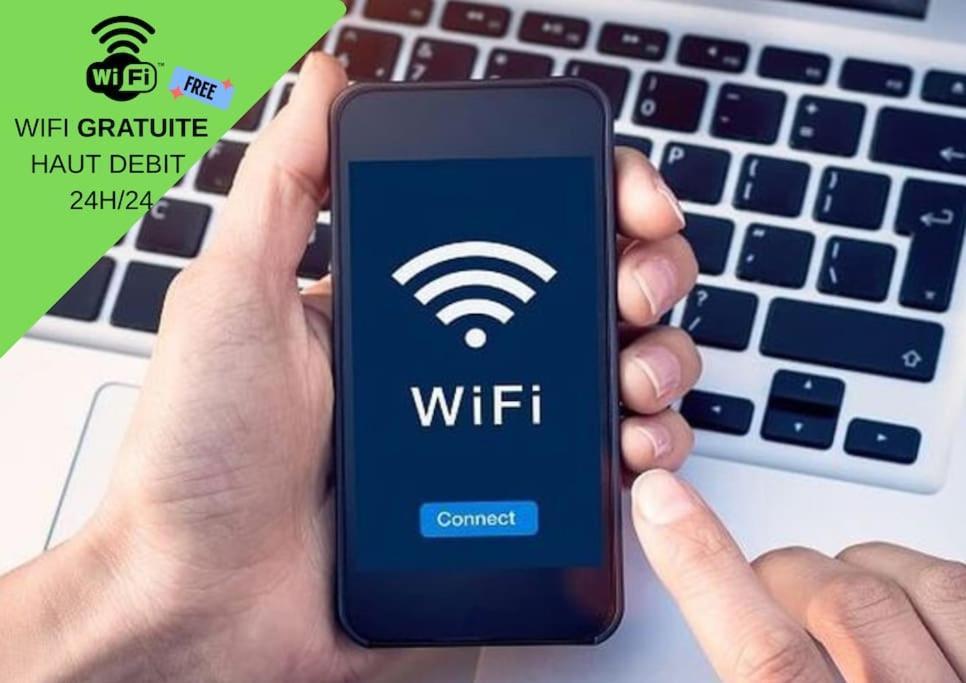 Super Studio Tout Equipe Wifi 2Pers Saint-Quentin  Eksteriør billede